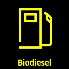 Machine that is suitable for operation with biodiesel